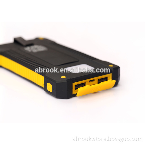 High quality mini 10000 mah rohs solar cell phone charger power bank